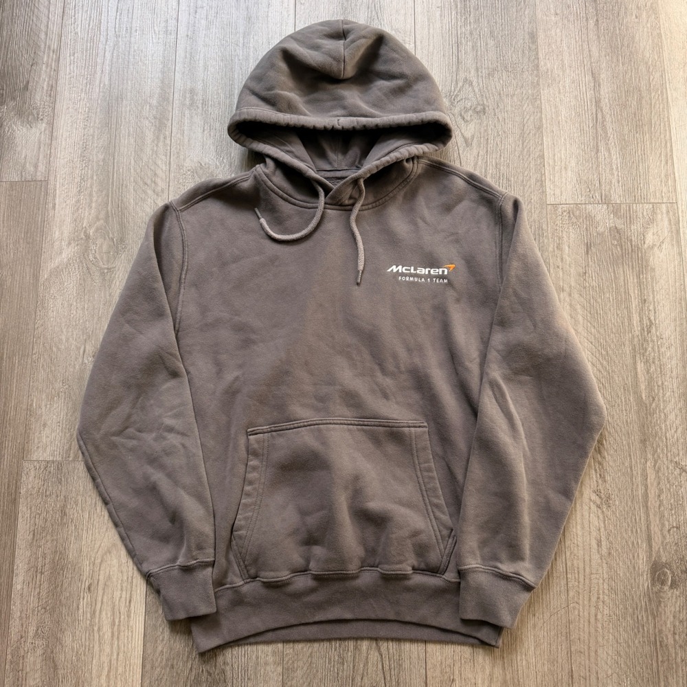 McLaren F1 x Hollister Mens XS Gray Hoodie 2024 Melbourne Forever Forward Logo